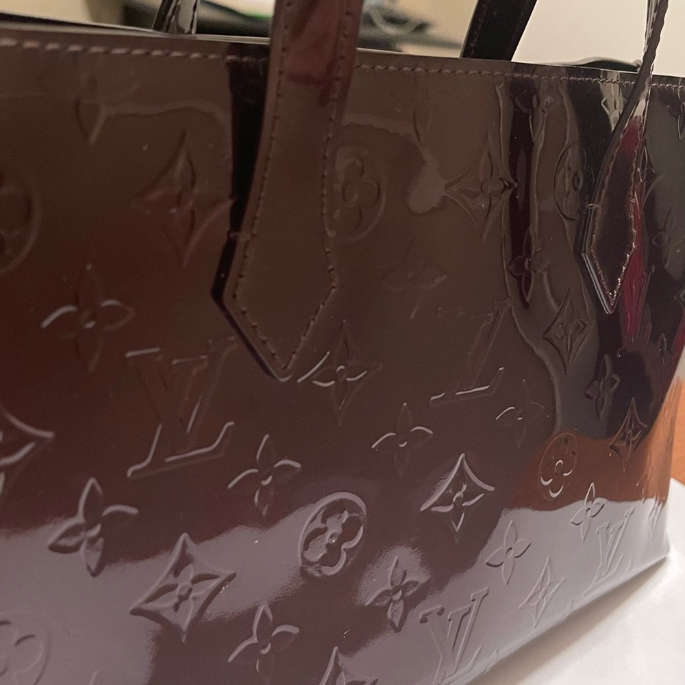 Authentic Louis Vuitton Vernis Leather Handbag Wilshire - Picture 3 of 16